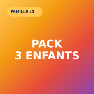 Pack 3 enfants